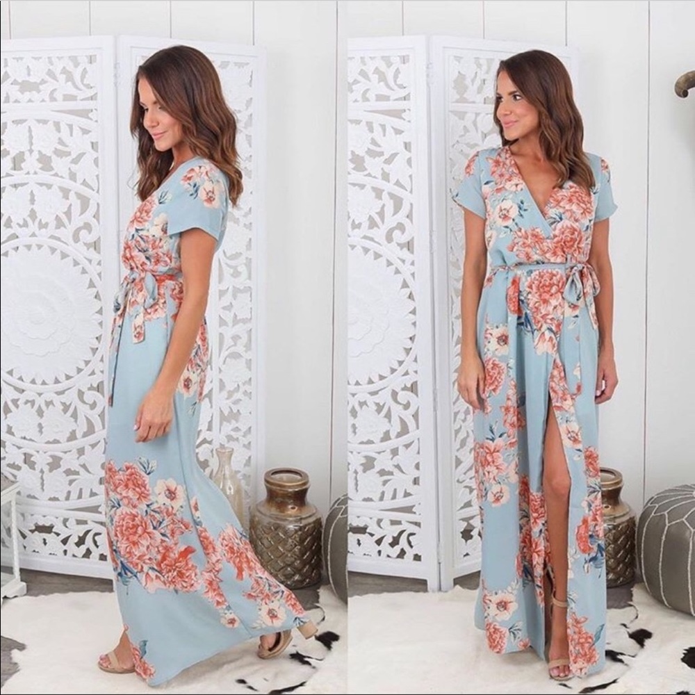 Vici Fragrance Wrap Dress